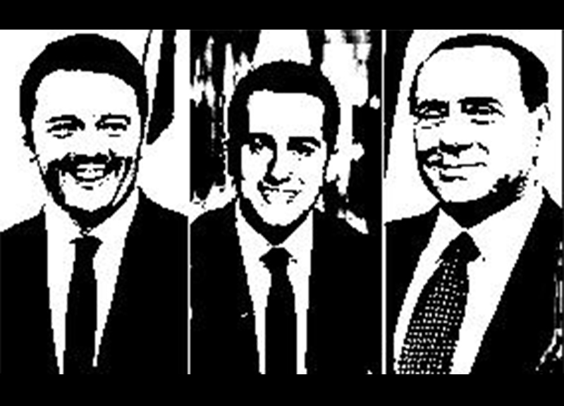 Il fatto della settimana: Renzi, Berlusconi e Di Maio visti dall’artista Il fatto della settimana: Renzi, Berlusconi e Di Maio visti dall’artista