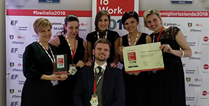 Great Place To Work 2018: ConTe.it Admiral Group, 3a class. Large Company