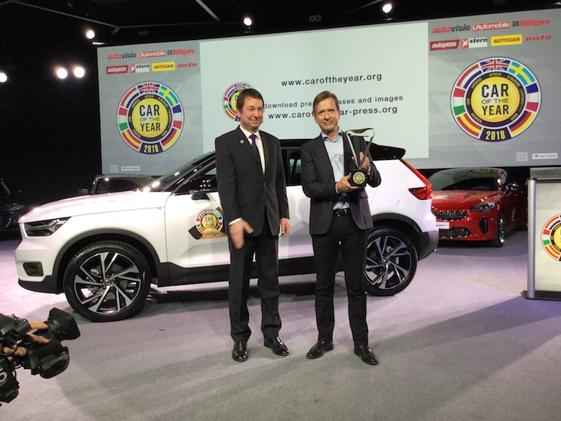 Car of the Year 2018: and the winner is  VOLVO XC40