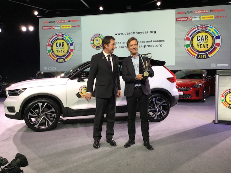 Car of the Year 2018: and the winner is  VOLVO XC40