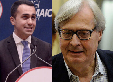 Elezioni 2018, Vittorio Sgarbi distrutto da Luigi Di Maio ad Acerra