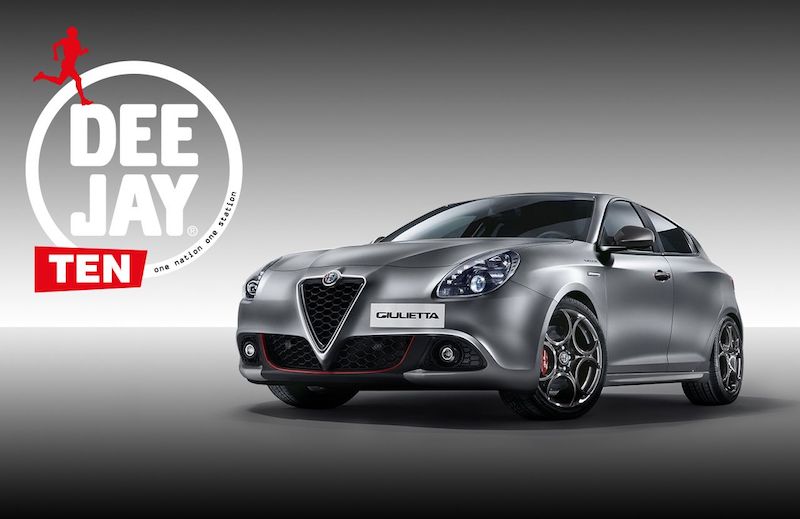 Alfa Romeo protagonista alla“DEEJAY Ten” Alfa Romeo protagonista alla“DEEJAY Ten”