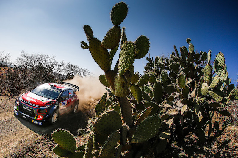 Rally Mexico:Loeb domina la scena e porta la Citroen C3 WRC al secondo posto Rally Mexico:Loeb domina la scena e porta la Citroen C3 WRC al secondo posto