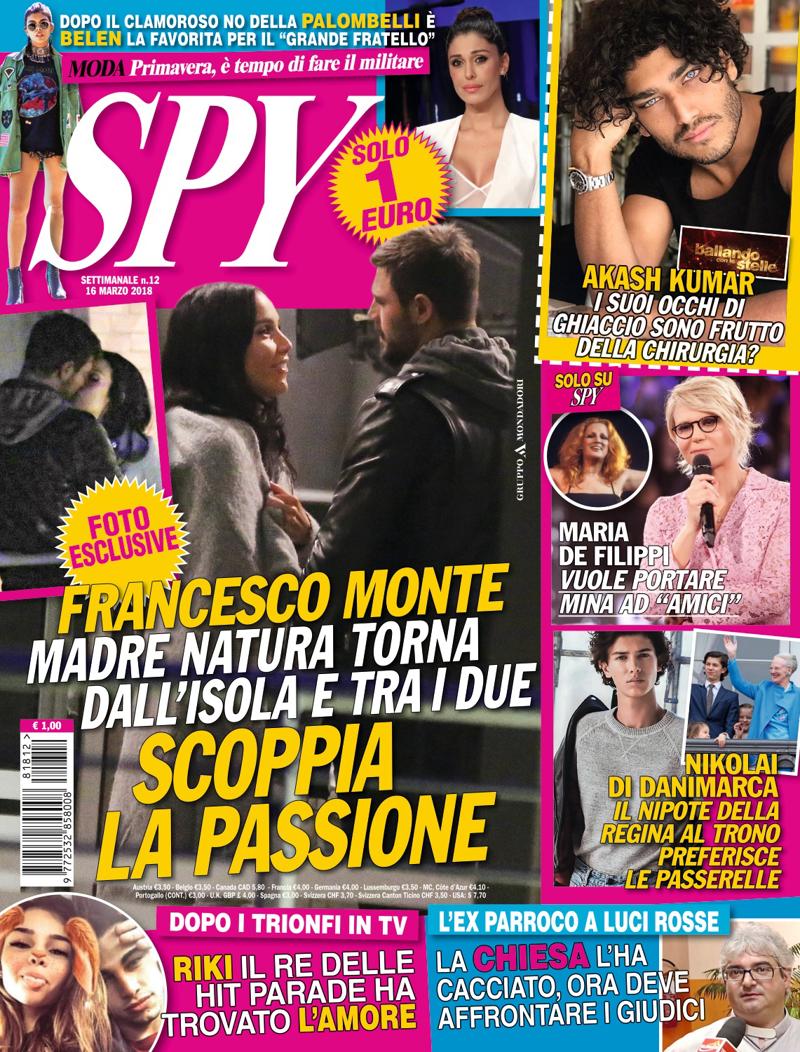 Francesco Monte e Paola Di Benedetto: bacio dopo l’Isola dei Famosi 2018