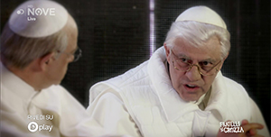 Crozza: il confronto dei due papi e la mancata scalata di Renzi in Vaticano