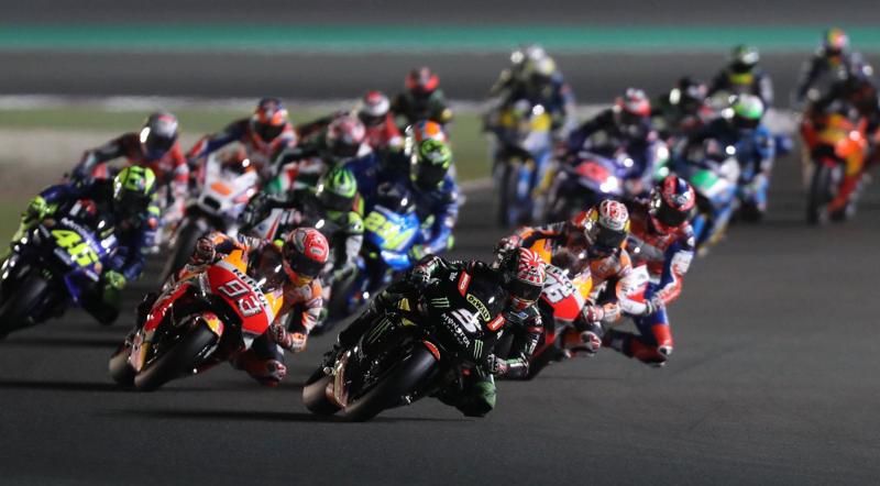 MotoGp, Dovizioso vince in Qatar. Marquez secondo, Rossi terzo MotoGp, Dovizioso vince in Qatar. Marquez secondo, Rossi terzo