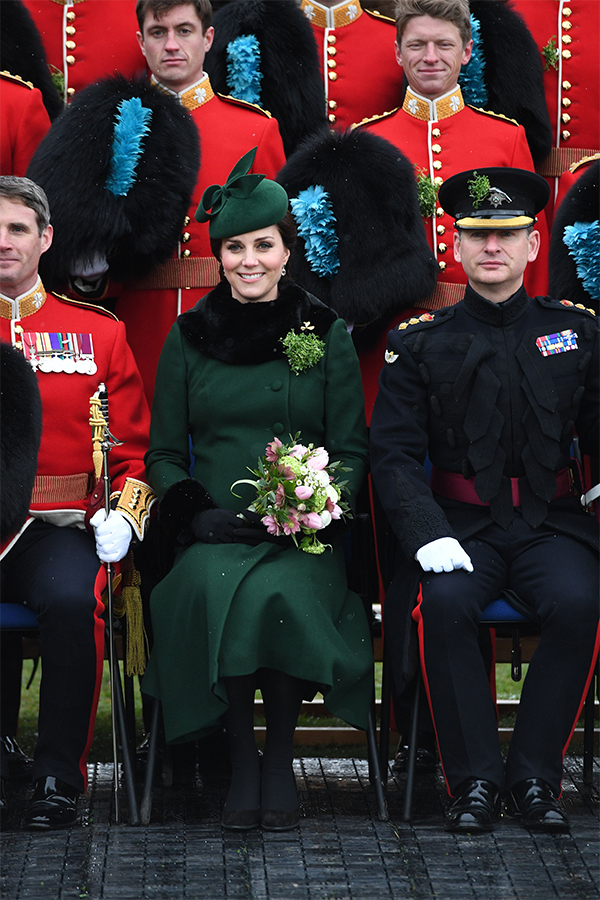 Kate Middleton, total look in verde per San Patrizio. KATE MIDDLETON NEWS