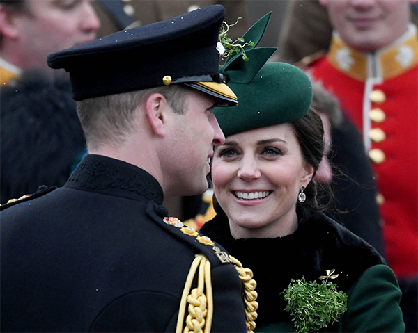 Kate Middleton, total look in verde per San Patrizio. KATE MIDDLETON NEWS