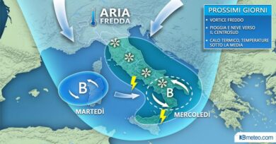 Previsioni meteo: equinozio d’Inverno, settimana fredda con maltempo e neve