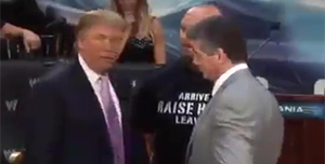 Trump, pugni con il governatore del Messico. Ma è una fake news. VIDEO