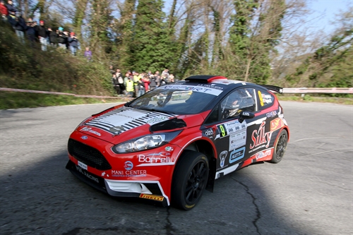 Rally del Ciocco Crugnola miglior tempo sulla PS Careggine 2 Rally del Ciocco Crugnola miglior tempo sulla PS Careggine 2