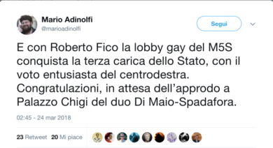 Fico Presidente, Adinolfi choc: “La lobby gay conquista Camera dei Deputati”