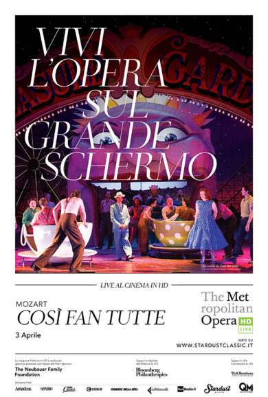 Così fan tutte, al cinema il capolavoro di Mozart