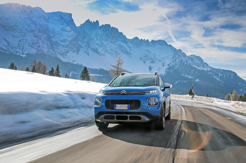 Citroen C3 Aircross arriva la neve, ci pensa il  Grip Control