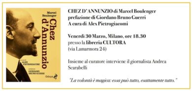 Chez D’Annunzio, la riscoperta di un libro dimenticato dal 1925