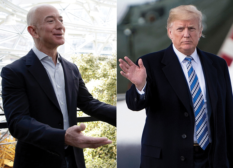 Galleria foto 'Amazon, Trump: “Deve pagare più tasse”. Perché il tycoon può far male a Bezos' - foto 1