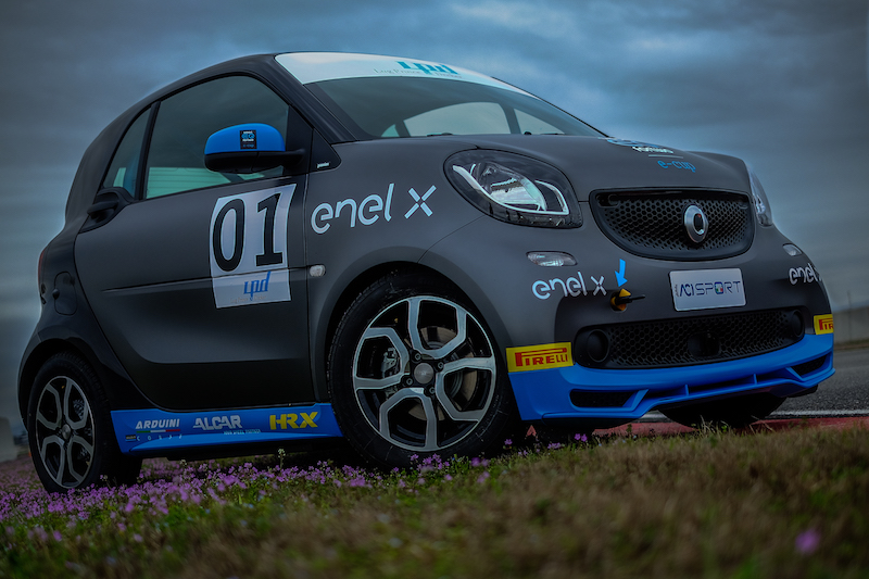 smart EQ fortwo e-cup, si parte da Roma