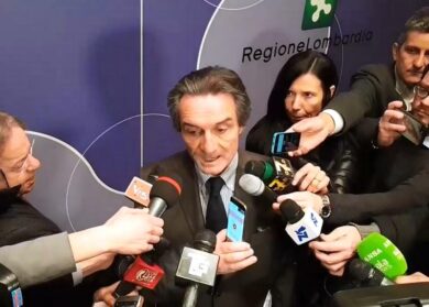 Regione, prima riunione di Giunta. Intervista a Fontana