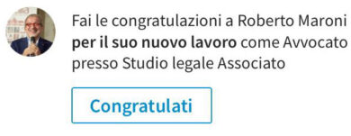 Maroni aggiorna il suo profilo LinkedIn: da governatore diventa avvocato