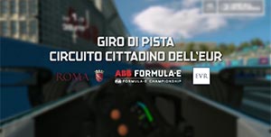 Formula E, curve da brivido sul circuito dell’Eur. Il video del test simulato