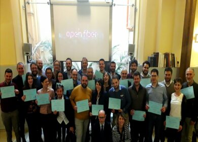 Corsi Open Fiber ed Elis: formati 27 progettisti di reti in fibra ottica