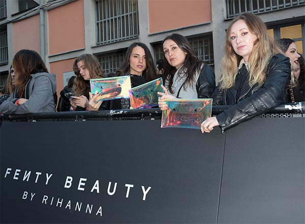 Celebrazioni per il lancio di Fenty Beauty by Rihanna di SEPHORA
