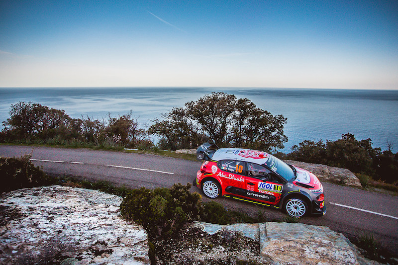 Tour de Corse , al team Citroen è mancata un pò di fortuna Tour de Corse , al team Citroen è mancata un pò di fortuna