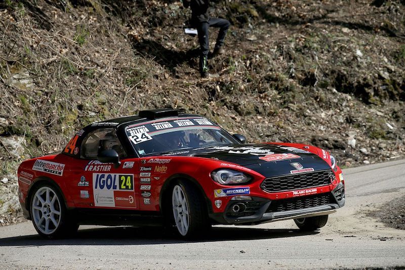 Tour de Corse, le Abarth 124 rally hanno dominato la classifica R-GT Tour de Corse, le Abarth 124 rally hanno dominato la classifica R-GT
