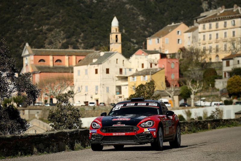 Tour de Corse, le Abarth 124 rally hanno dominato la classifica R-GT Tour de Corse, le Abarth 124 rally hanno dominato la classifica R-GT