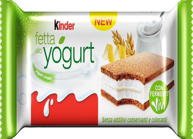 Ferrero presenta una novità nel banco frigo: arriva Kinder Fetta allo Yogurt Ferrero presenta una novità nel banco frigo: arriva Kinder Fetta allo Yogurt