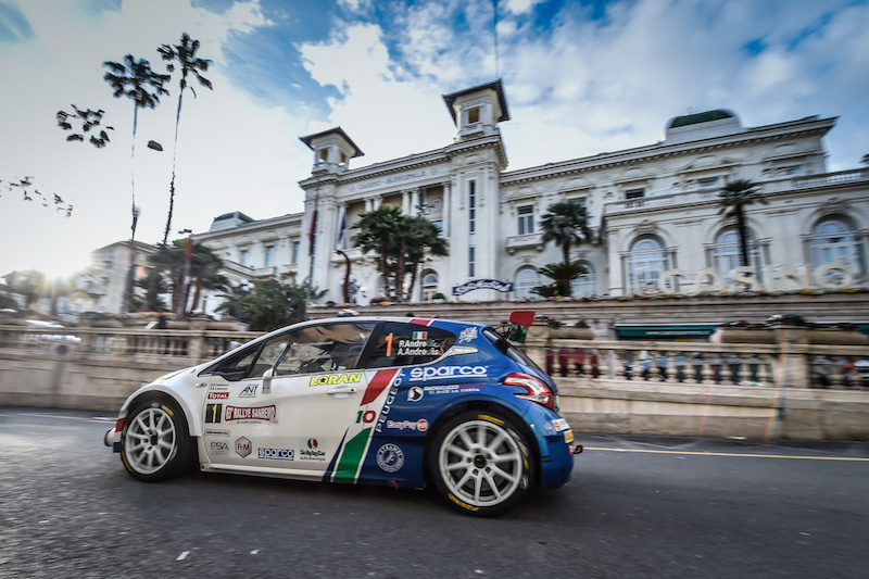 Andreucci e la Peugeot 208 T16 vincono il 65° rally di Sanremo Andreucci e la Peugeot 208 T16 vincono il 65° rally di Sanremo