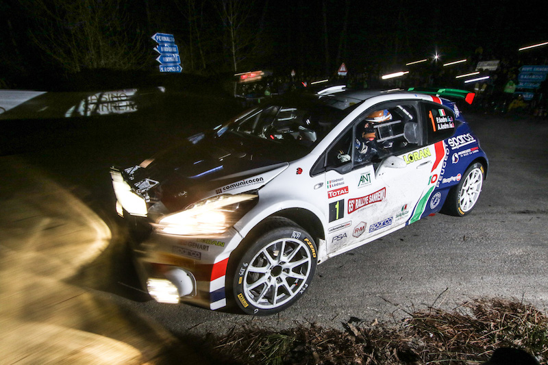 Andreucci e la Peugeot 208 T16 vincono il 65° rally di Sanremo Andreucci e la Peugeot 208 T16 vincono il 65° rally di Sanremo
