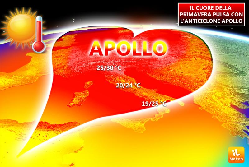 Previsioni meteo, arriva l’anticiclone Apollo: scoppia la primavera Previsioni meteo, arriva l’anticiclone Apollo: scoppia la primavera