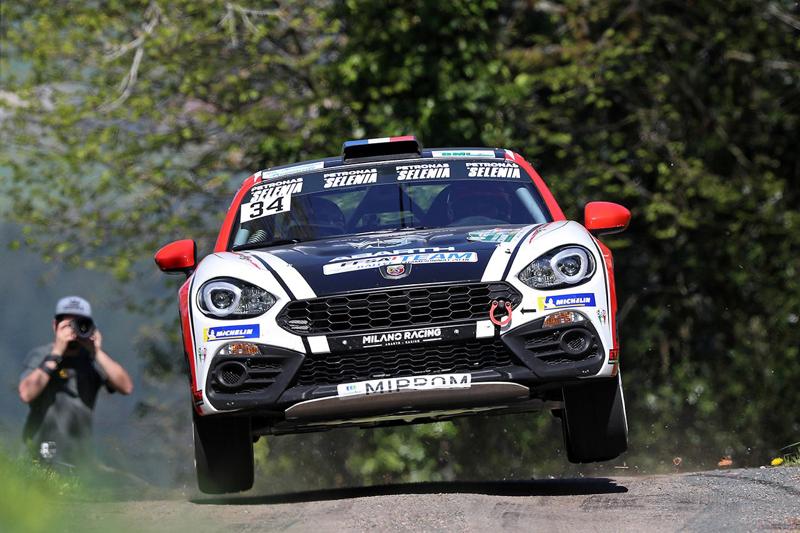 Abarth 124 rally vittoriose  in Francia e Slovenia