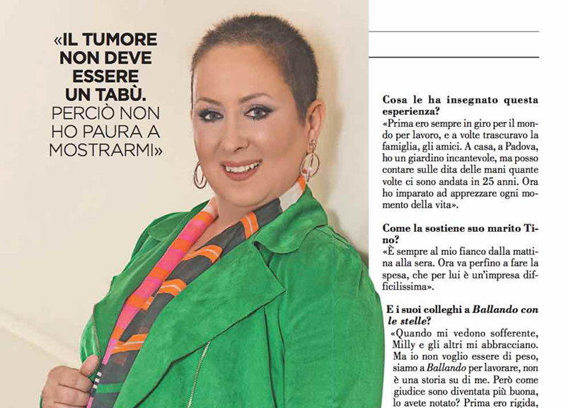 Carolyn Smith: “Non ho paura di mostrare il cambio di look dopo la chemio” Carolyn Smith: “Non ho paura di mostrare il cambio di look dopo la chemio”