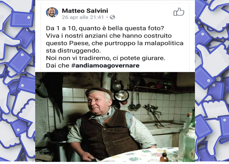 Galleria foto 'Salvini e la foto fake di Pacciani. Il montaggio viral dopo le critiche al M5S' - foto 1