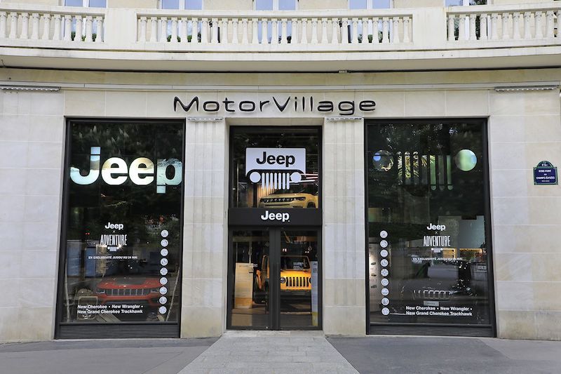 Jeep Adventure, sbarca al MotorVillage Champs-Elysées