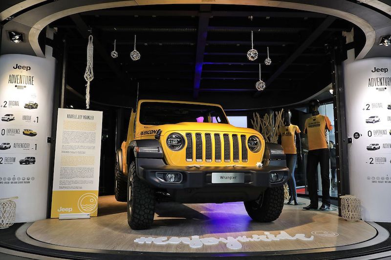 Jeep Adventure, sbarca al MotorVillage Champs-Elysées