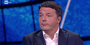 Renzi a Che tempo che fa: “Chi ha perso le elezioni non può governare”