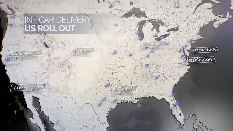 Con Volvo On Call il pacco Amazon ti arriva direttamente in auto
