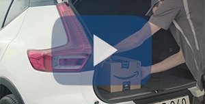 Con Volvo On Call il pacco Amazon ti arriva direttamente in auto