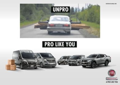 Nuova campagna pubblicitaria di Fiat Professional