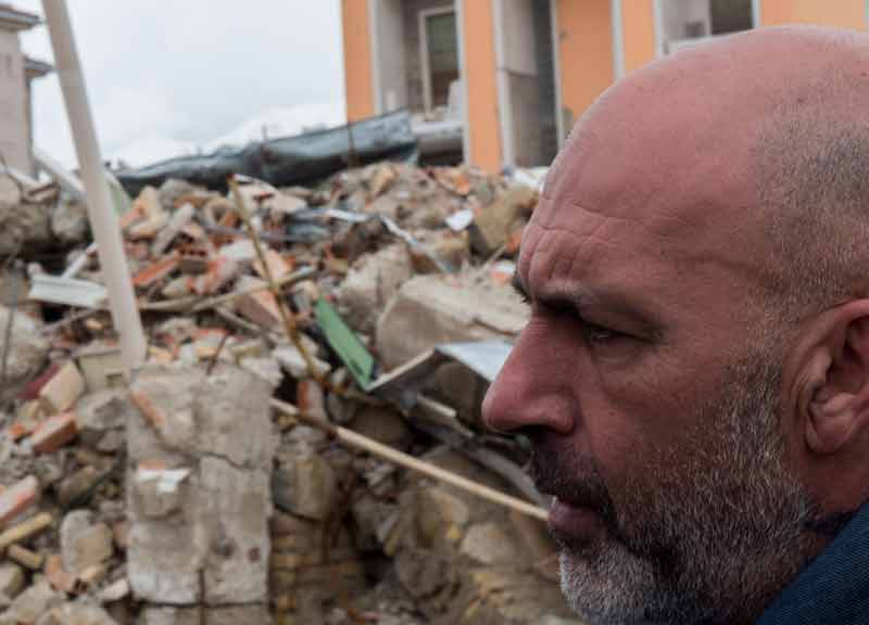 Sergio Pirozzi, prima uscita pubblica da ex sindaco. L’incontro con D’Annunzio