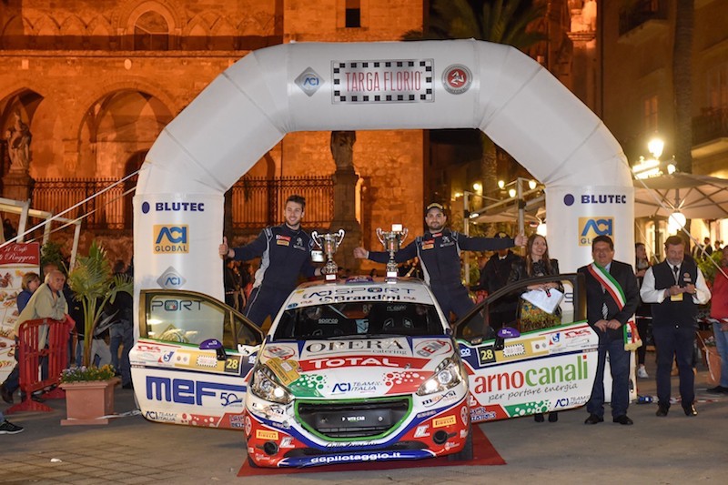 Peugeot Competition Top 208 , Ciuffi vince il Targa Florio