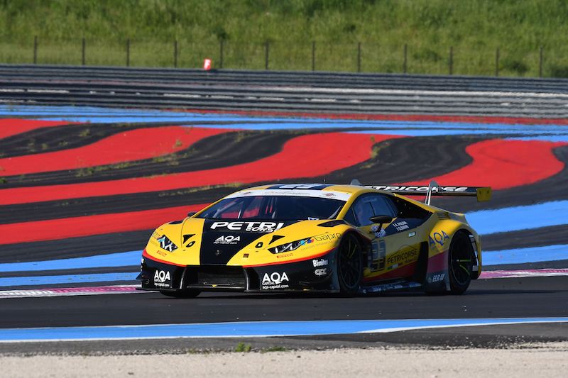 Vittoria Lamborghini nell’unica tappa estera del Campionato Italiano GT 2018