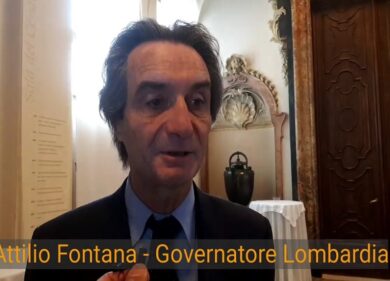 Il presidente Fontana al convegno delle Utility del Nord ovest