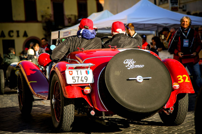 Anche nella terza tappa, le Alfa Romeo sono le protagoniste della Mille Miglia