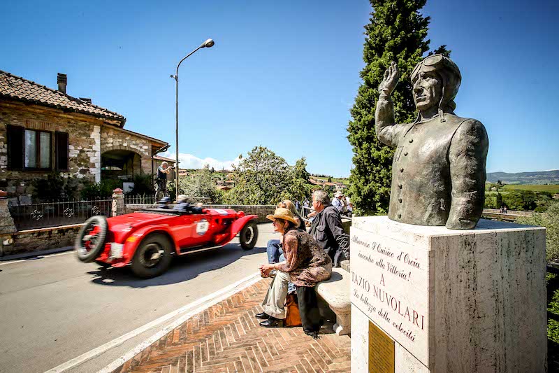 Anche nella terza tappa, le Alfa Romeo sono le protagoniste della Mille Miglia