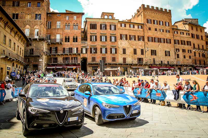 Anche nella terza tappa, le Alfa Romeo sono le protagoniste della Mille Miglia
