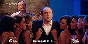 Crozza – Berlusconi canta con le olgettine: “Ho pagato la fi…”